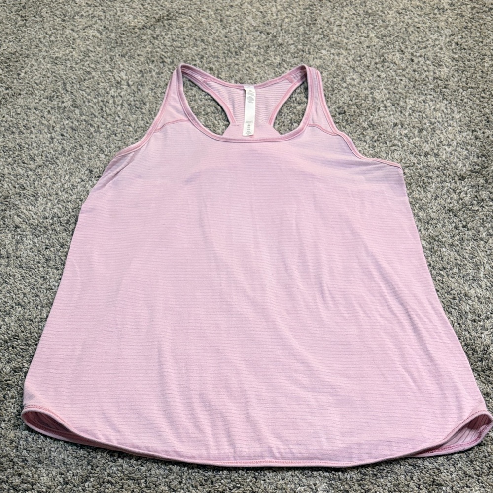 lululemon athletica Light Pink Racerback Tank Top